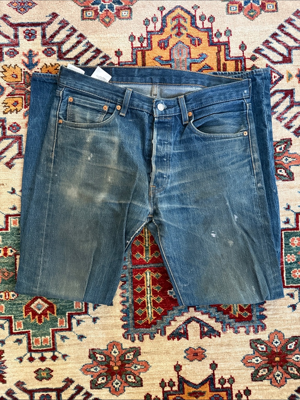 Levi's Men's Dark Indigo Straight-Leg Jeans - Picture 2 of 2